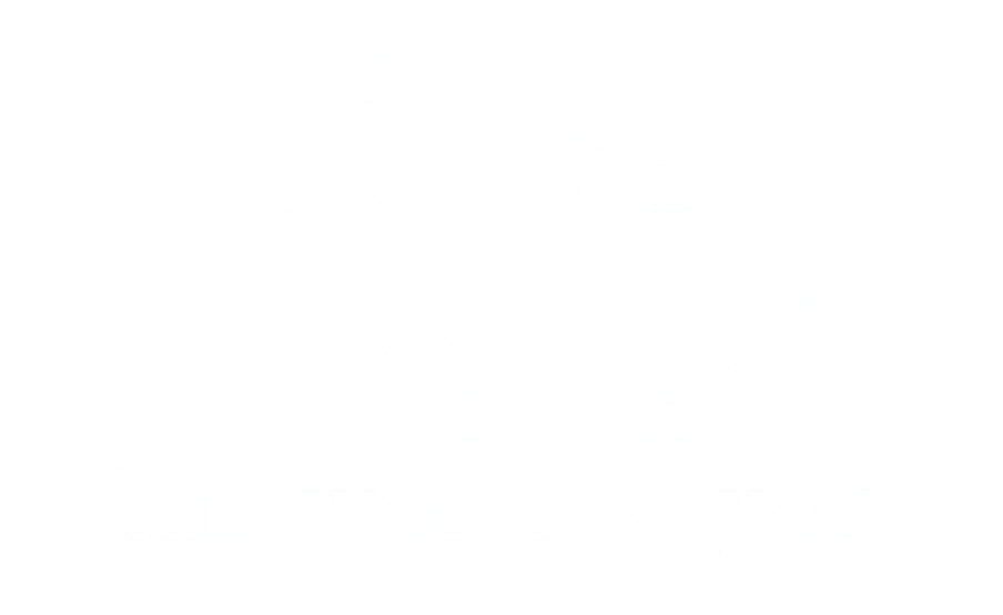 Whitewater Voyages White Logo