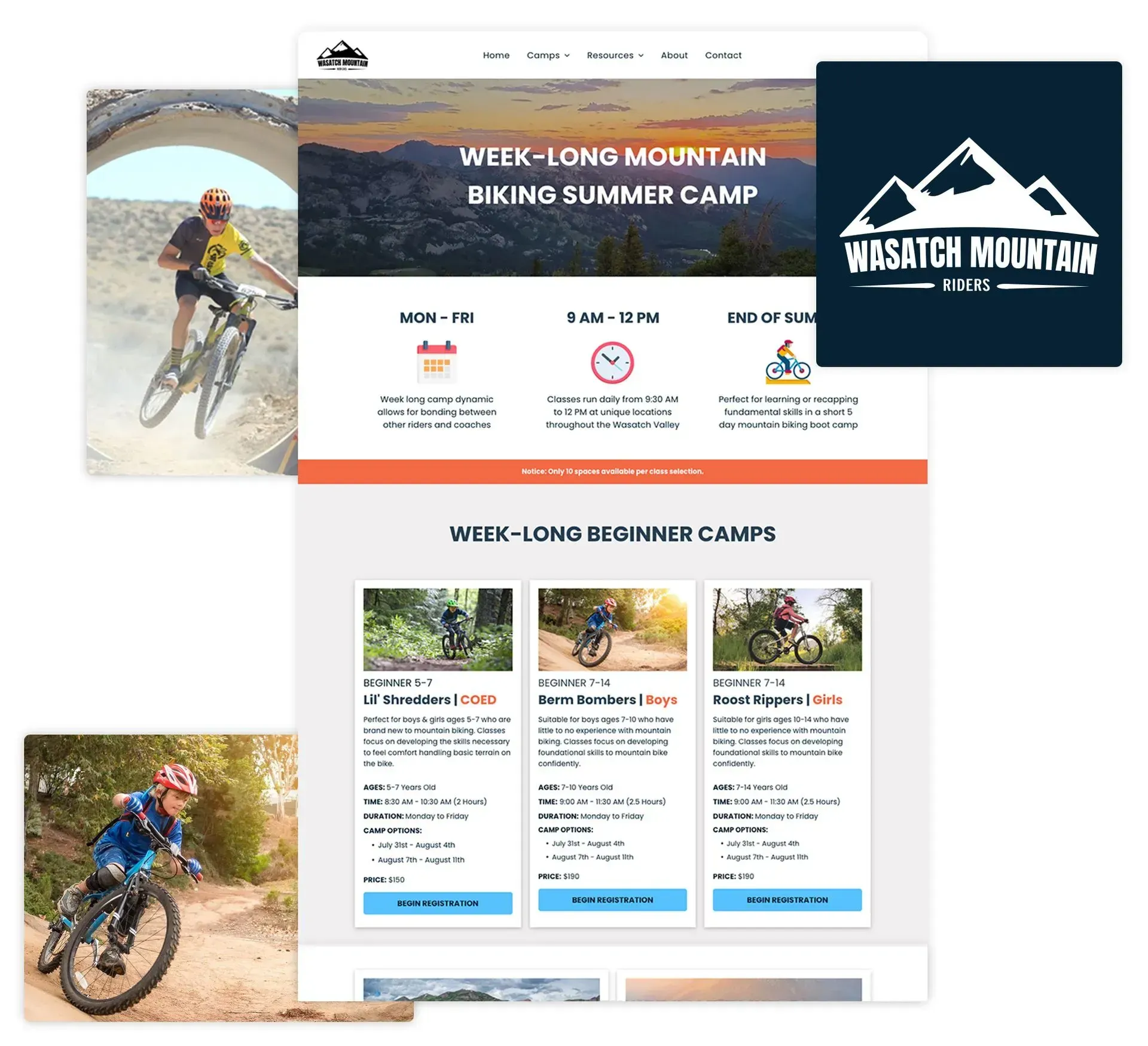 Images of Wasatch Mountain Riders Website