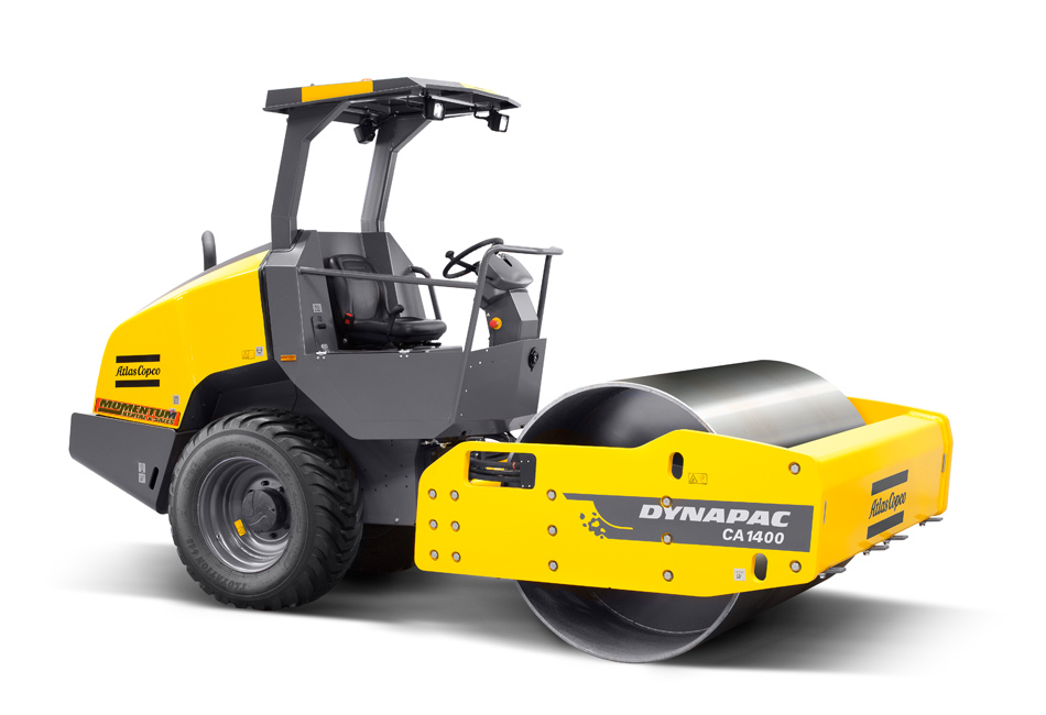 A yellow and black roller on a white background.