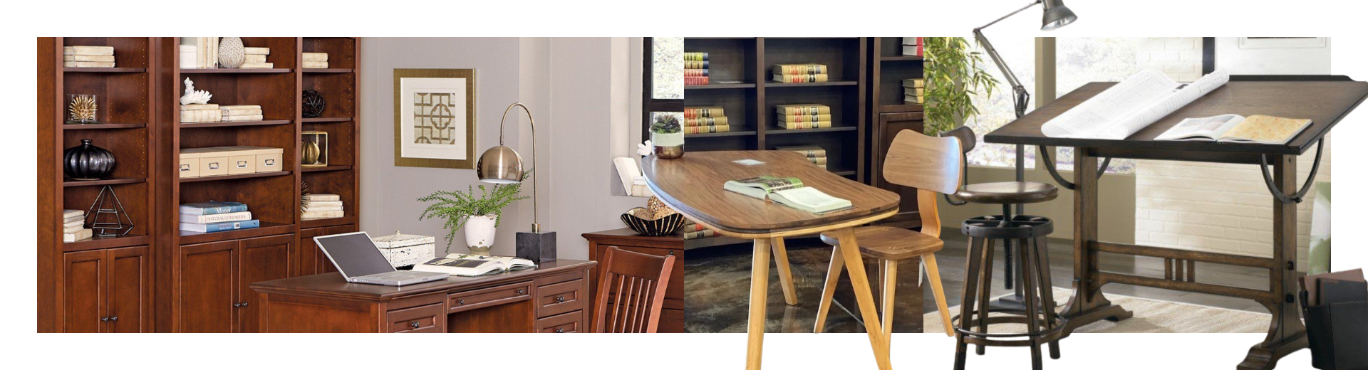 Decorative dining room with dark wood cabinets, a table, chairs, and a vase centerpiece