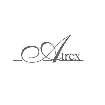 Logo di Atrex, caratterizzato da una "A" stilizzata e dalla scritta "atrex".