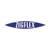 Forma allungata blu con la scritta bianca "ZIGFLEX".