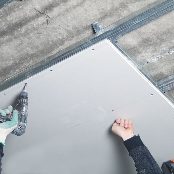 Drywall Ceiling Install