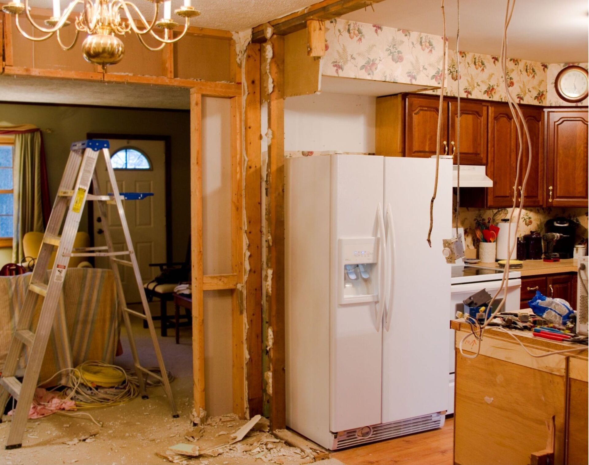 Light Kitchen demolition