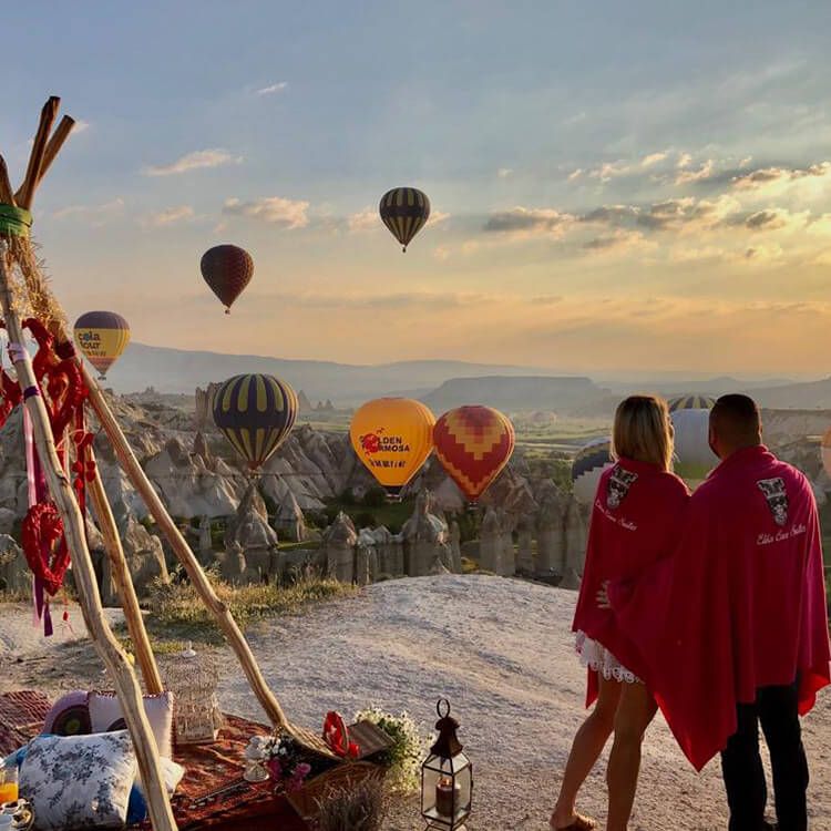 Cappadocia, Elika Cave Hotel, Balloon