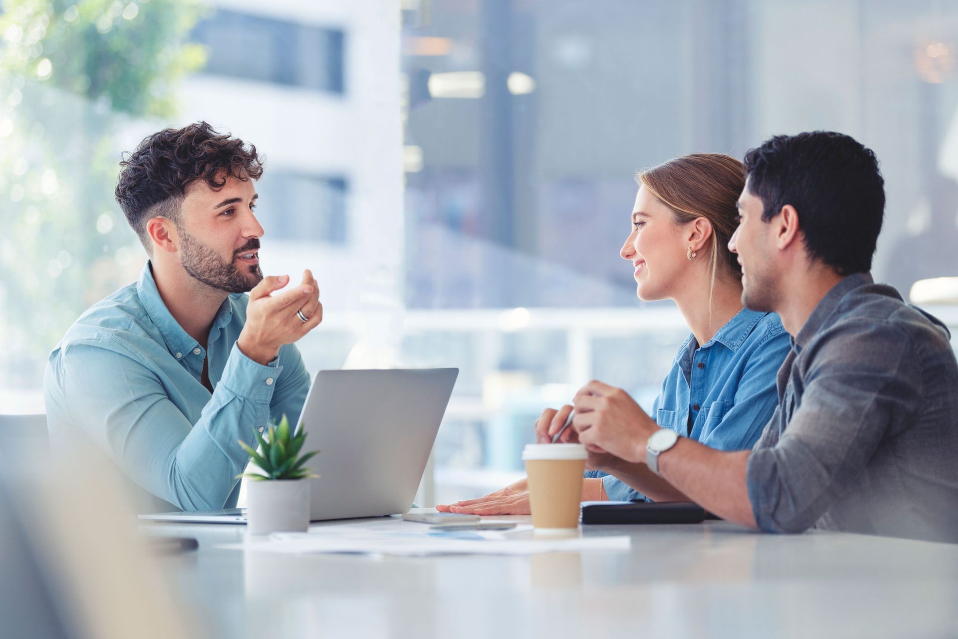 People With Meeting | Worchester, MA | Robert Powers Insurance Agency