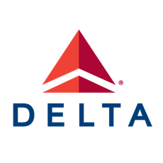 Delta logo and red $400 price tag on a white background