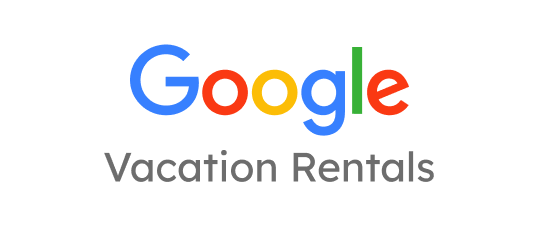 Google Vacation Rentals logo on white background