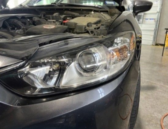 restored headlight