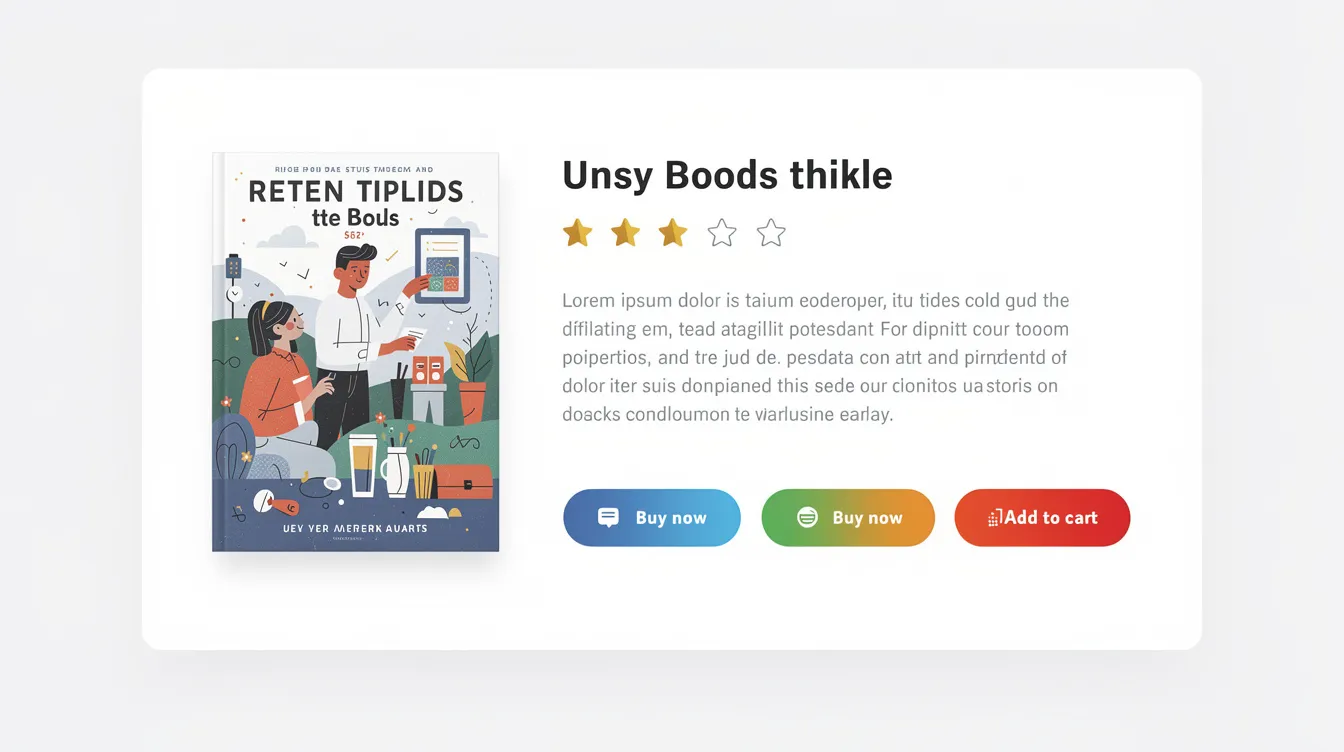 Book product page for