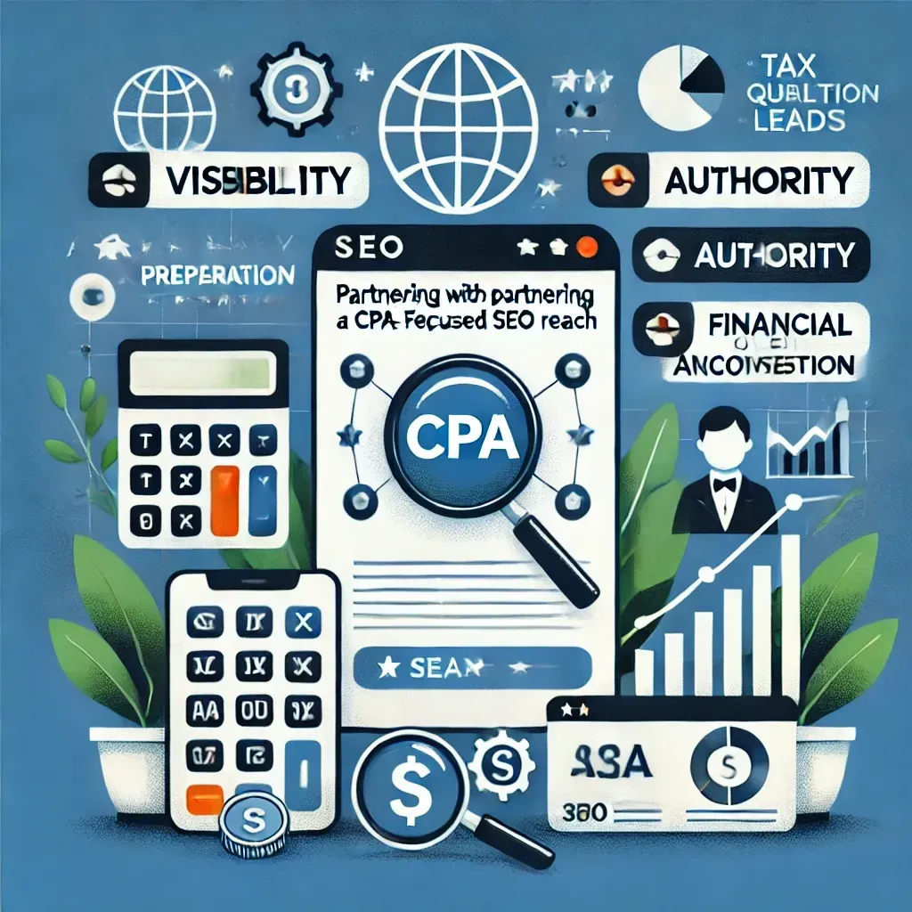 Sign with CPA and or info on it