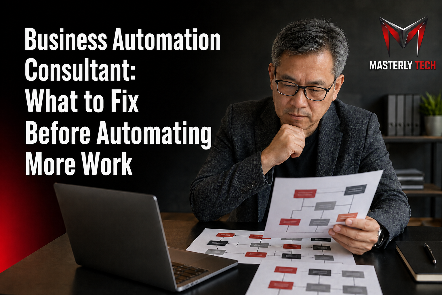 Business automation consultant improving workflows and reducing repetitive work.