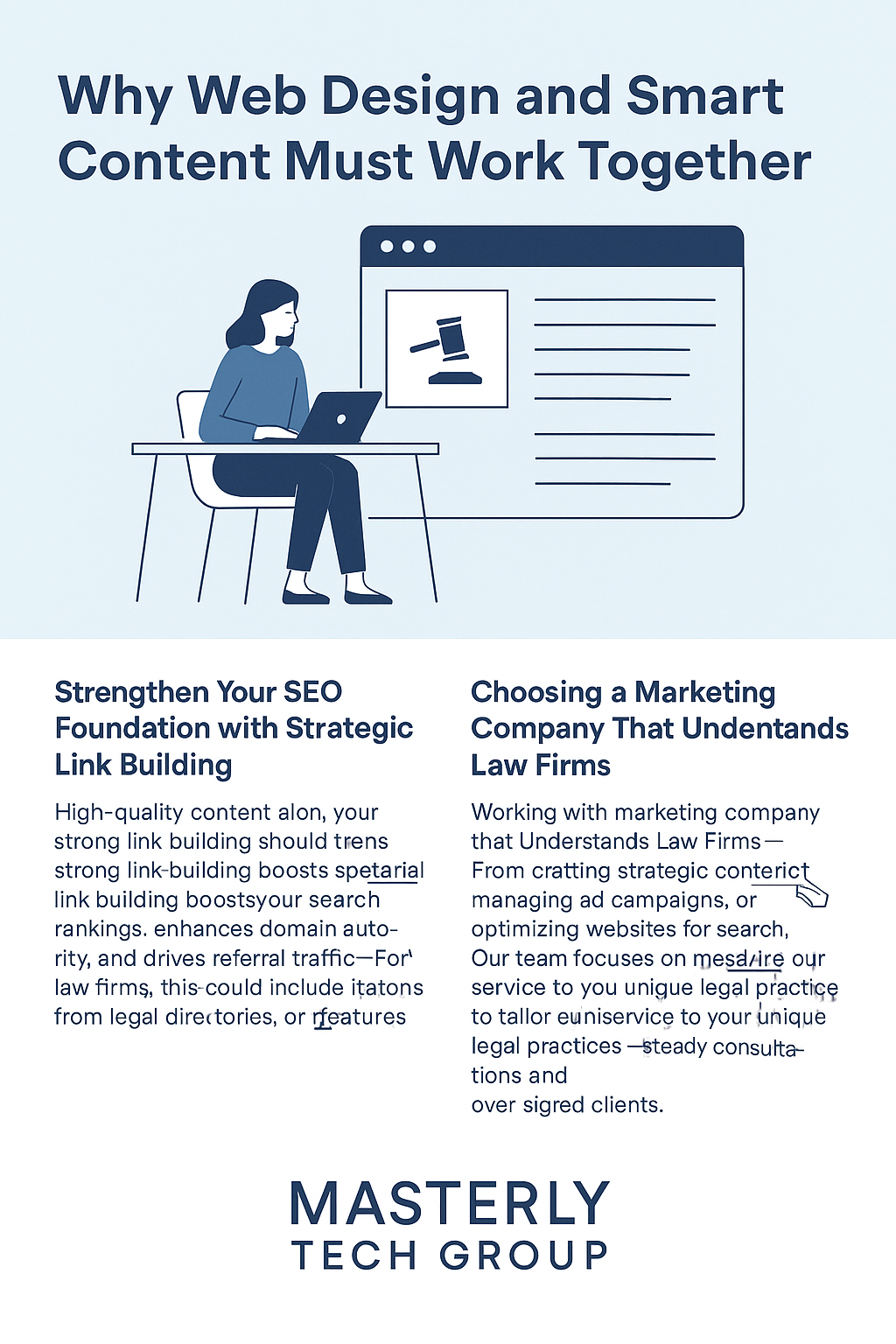A digital infographic by Masterly Tech Group titled 
