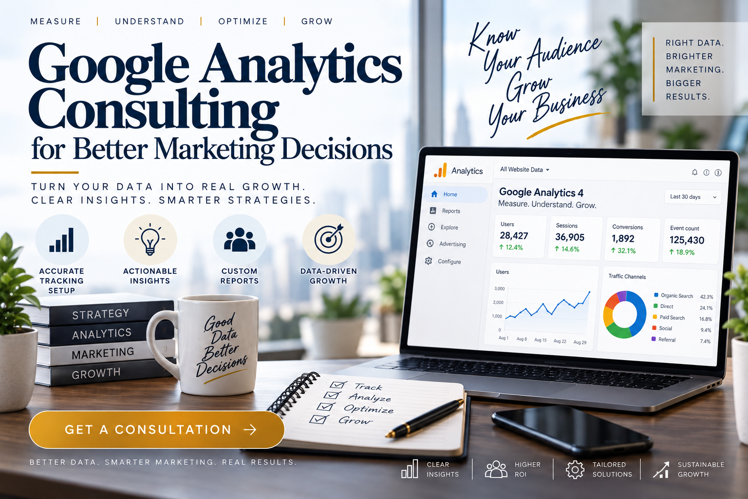 Google Analytics consulting for better marketing decisions