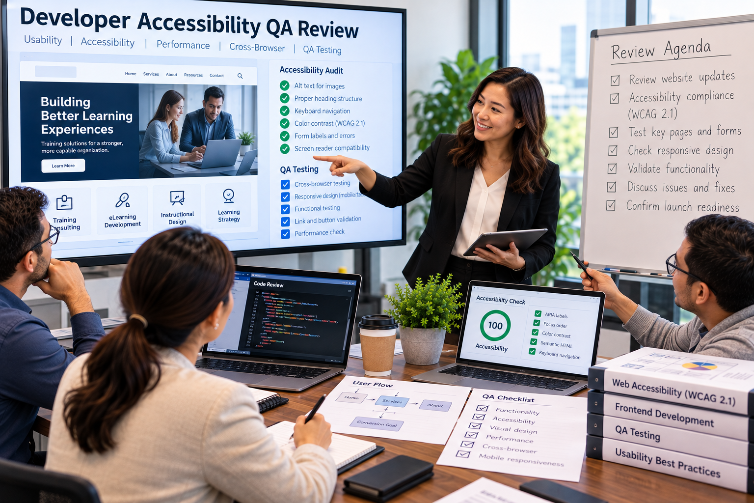 developer accessibility QA review