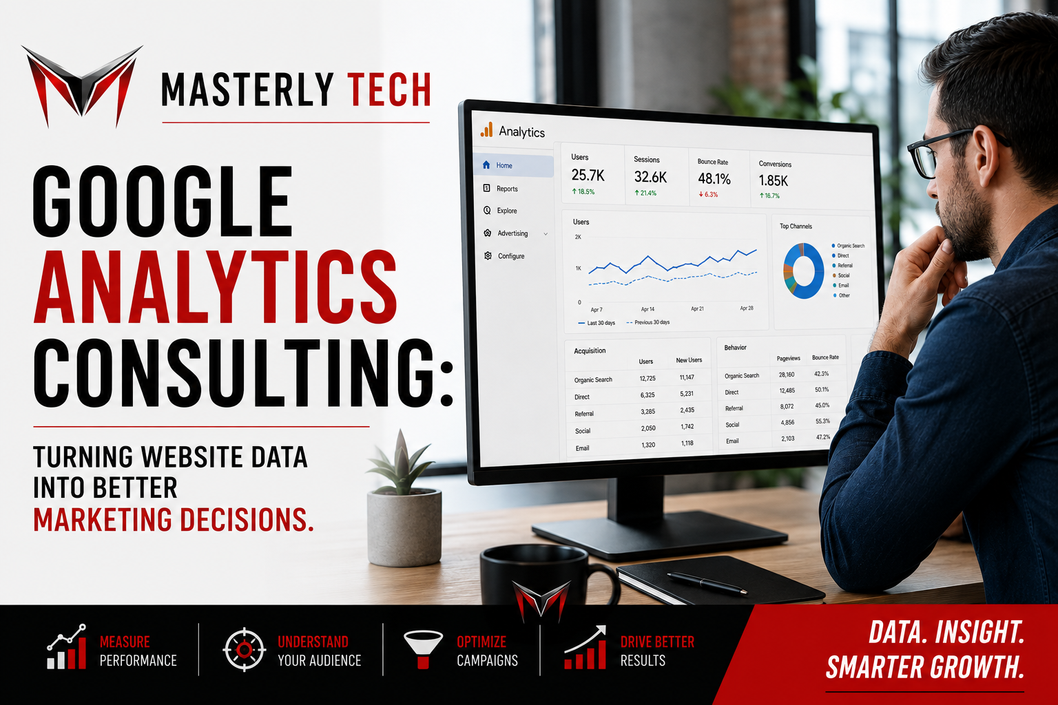 Google Analytics consulting for business website performance