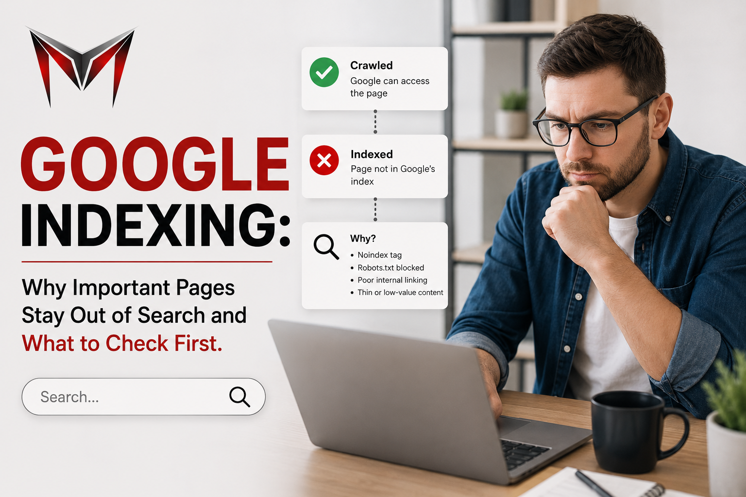 Google indexing problems affecting website search visibility