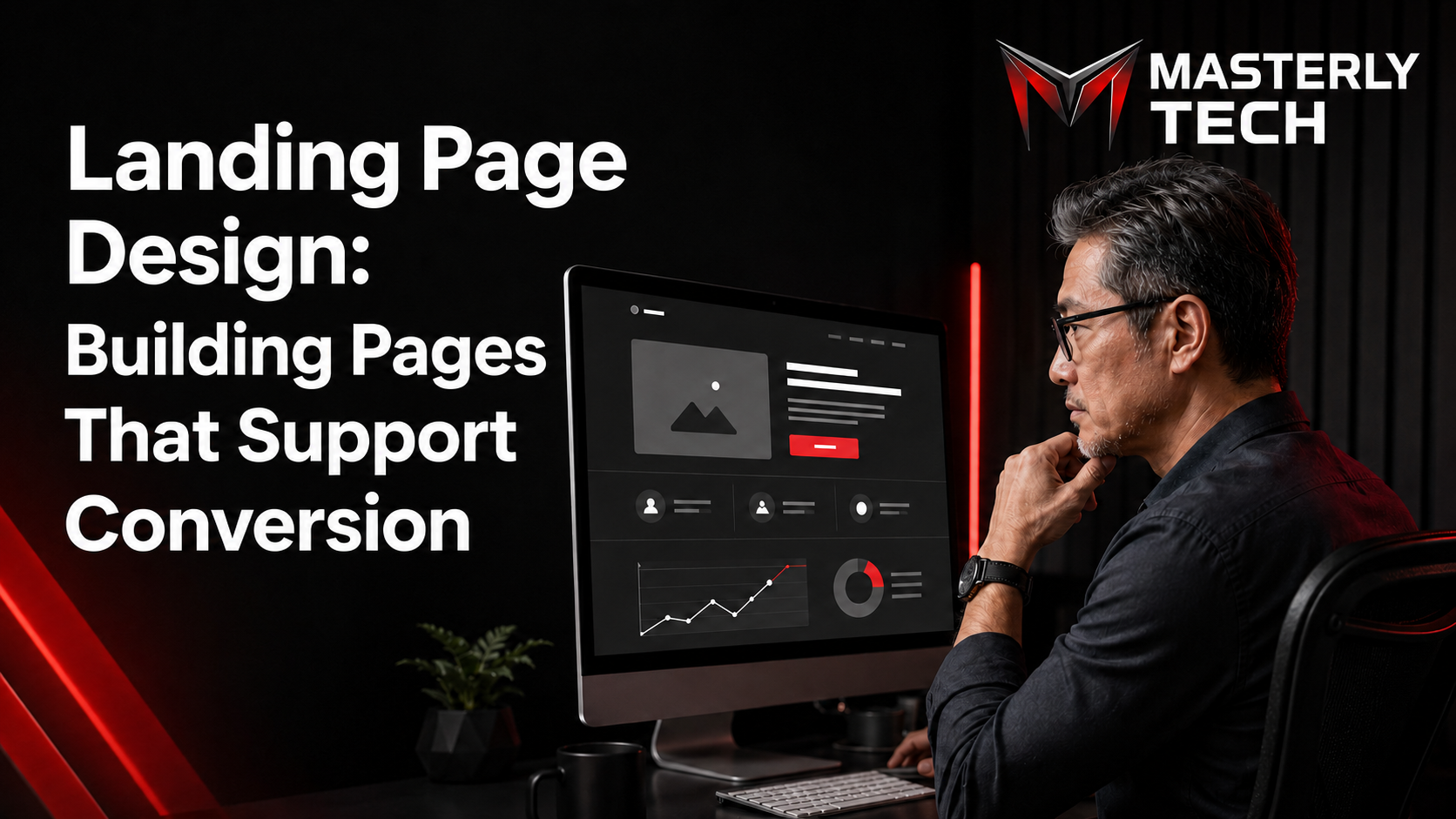 Landing page design with clear CTAs, forms, and mobile UX.
