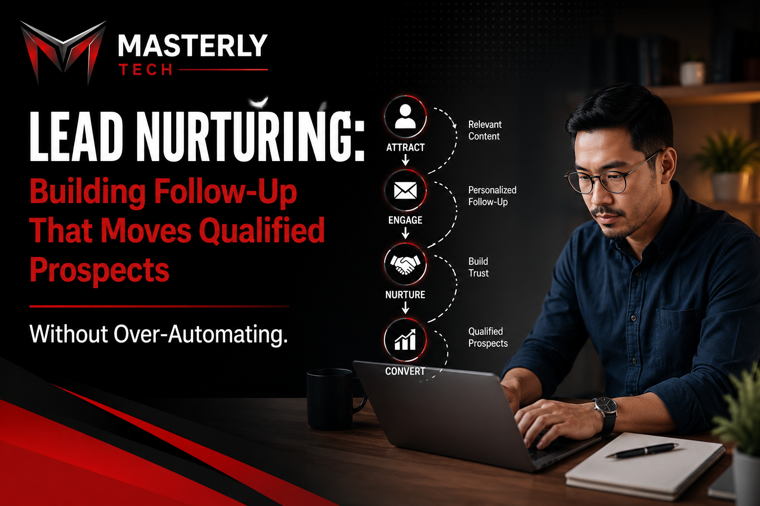 Lead nurturing strategy for qualified prospects