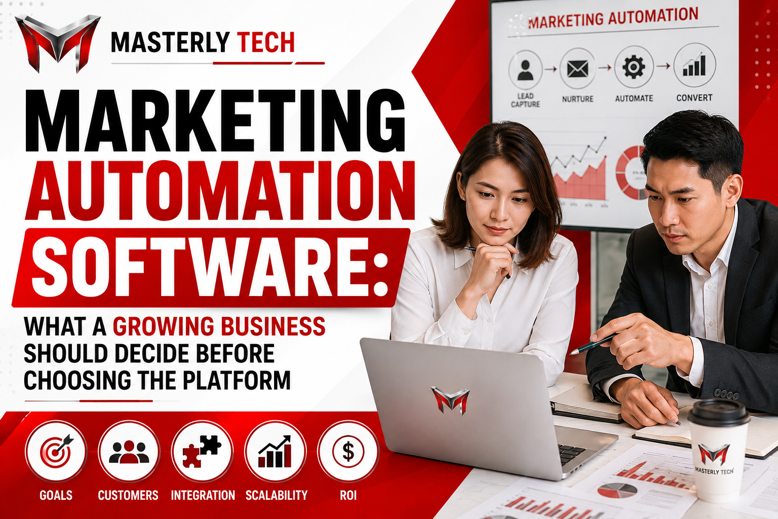 Marketing automation software dashboard