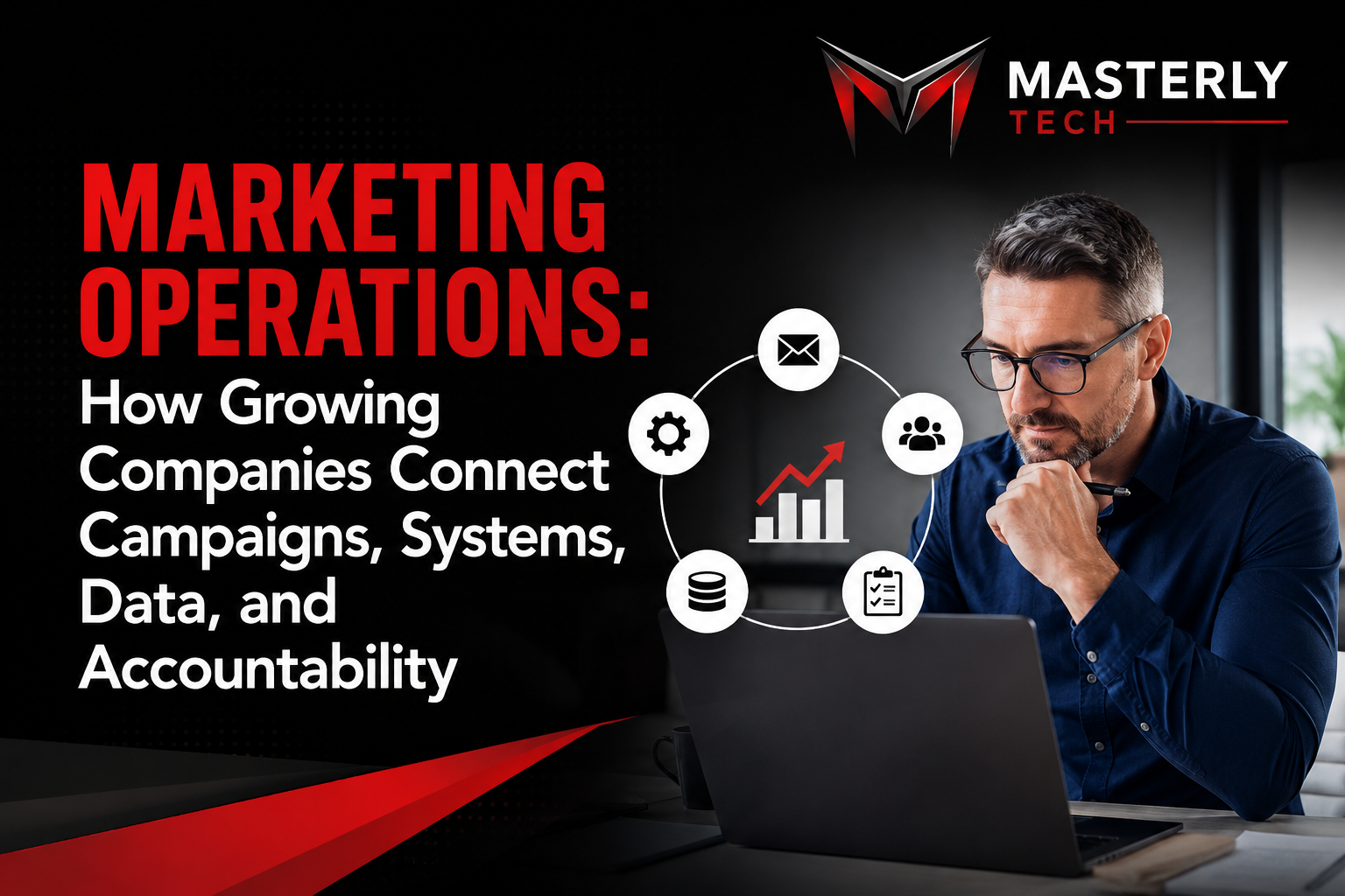Marketing operations connecting systems, data, and campaigns.