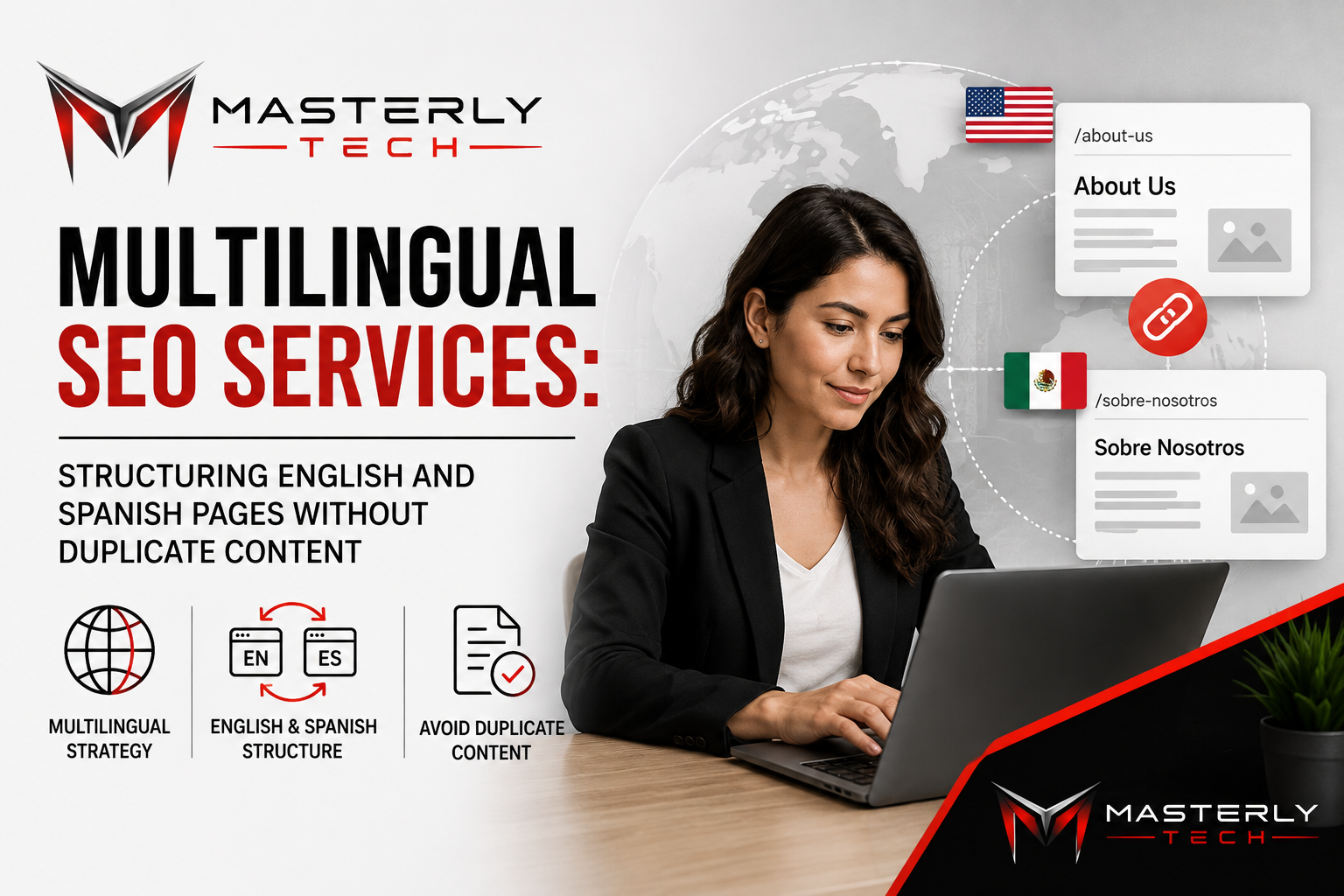 SEO specialist optimizing a multilingual website