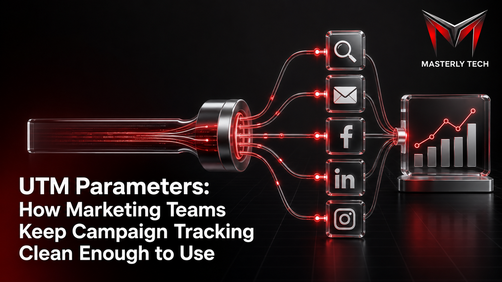 UTM parameters for campaign tracking and reporting.