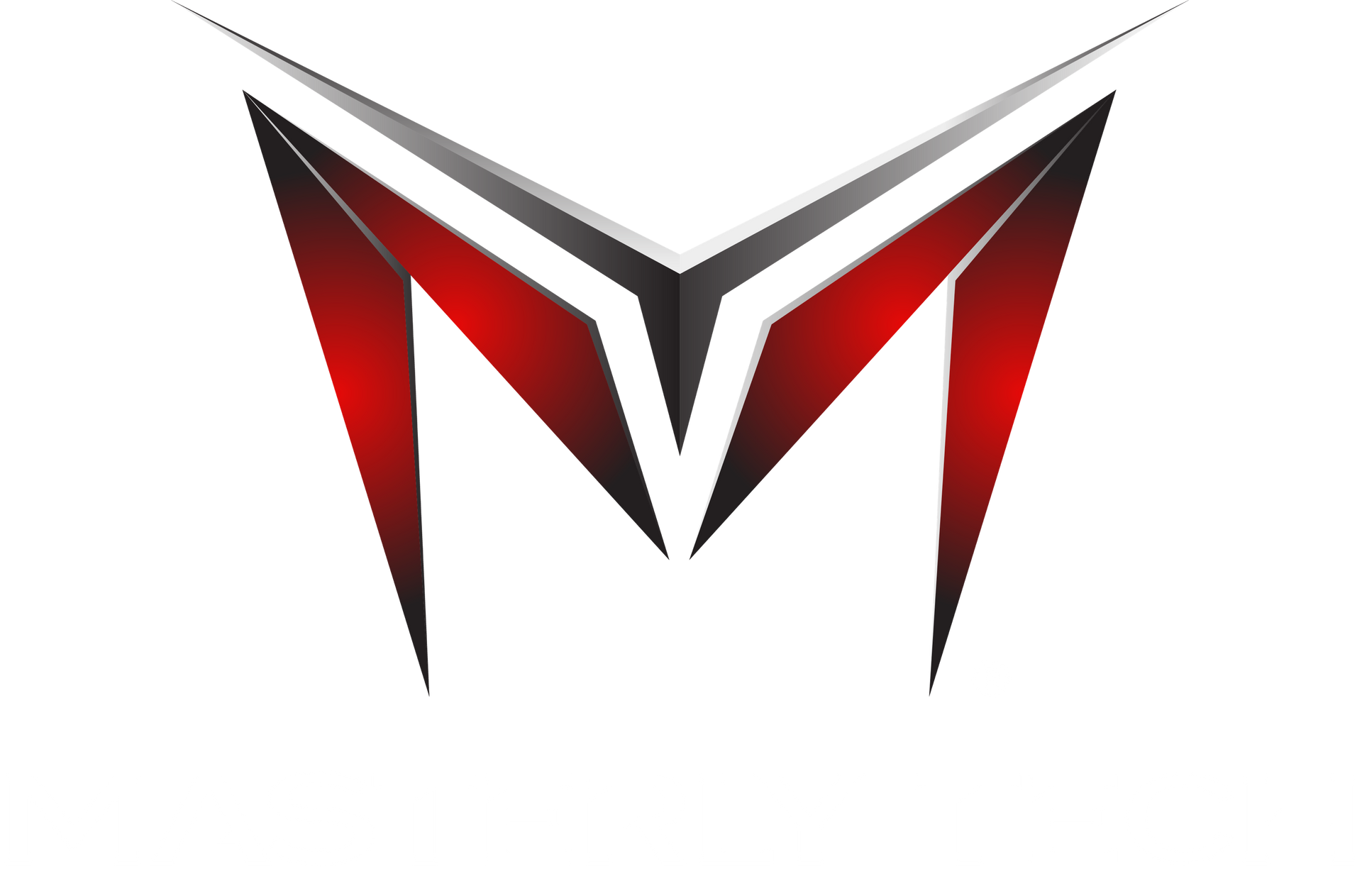 A red and black logo with the letter m on a white background.