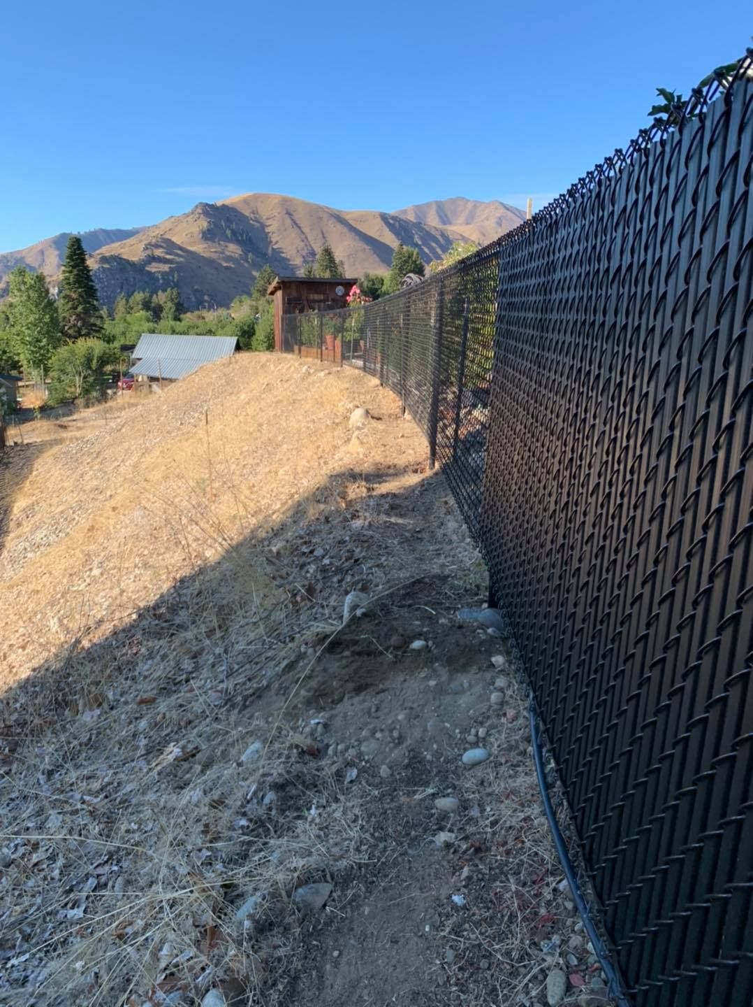 Cedar 3 rail horse field fence