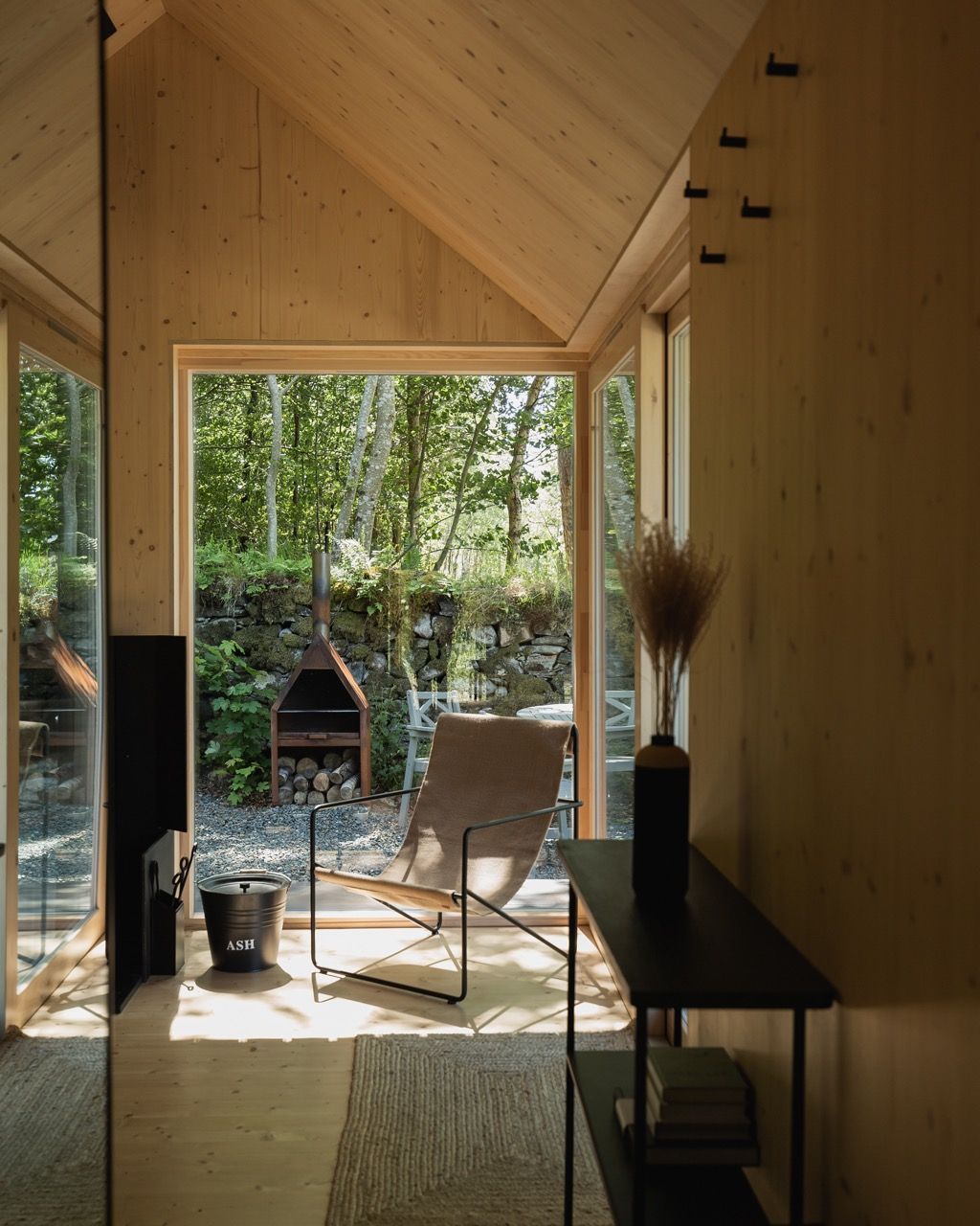 Award winning interior designed wood cabin.