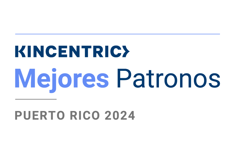A logo for kincentric mejores patronos puerto rico 2024