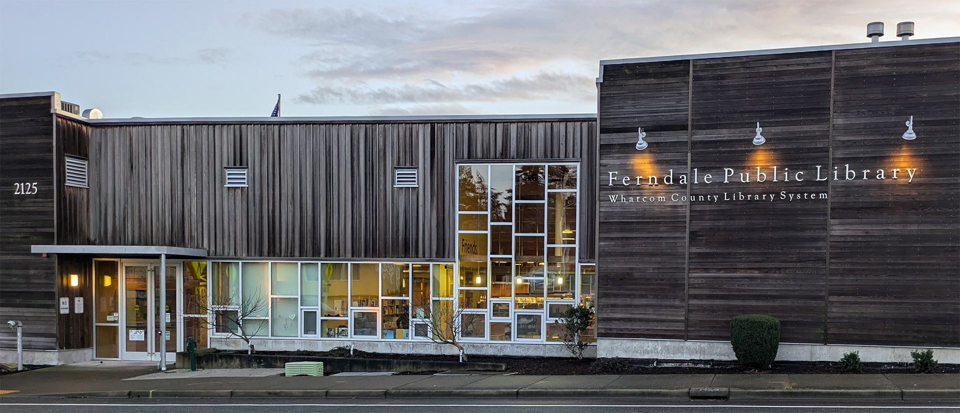 Ferndale Public Library, window installation