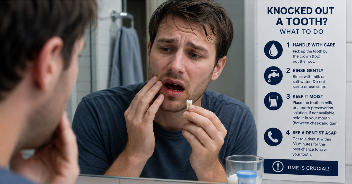 What Do I Do If I Knock Out a Tooth?