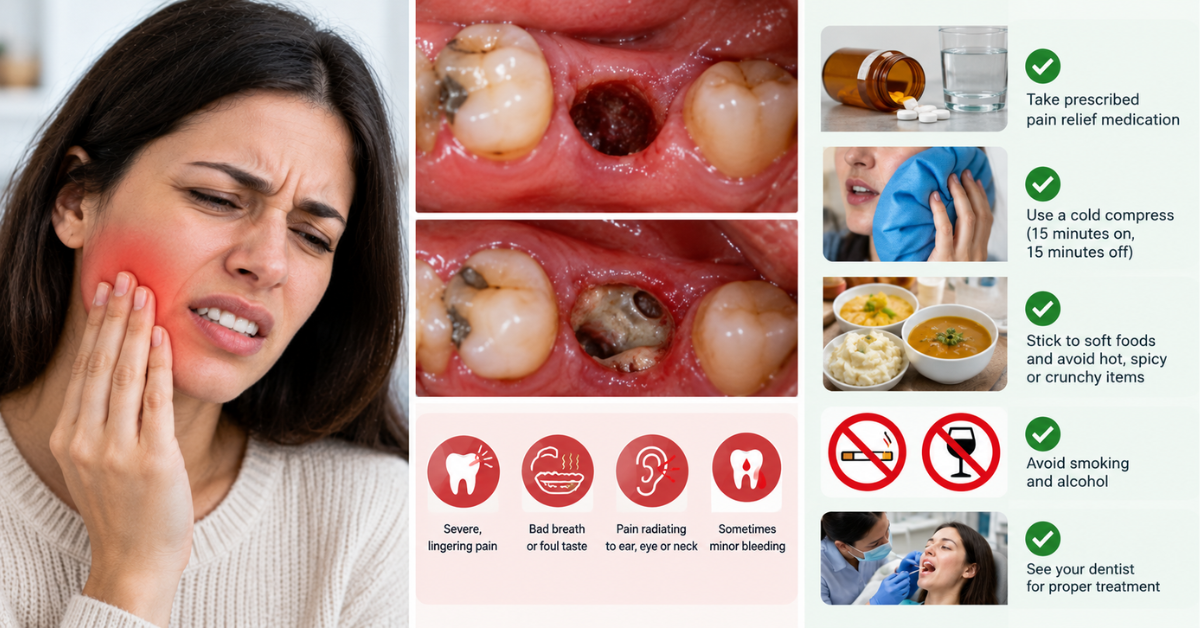 Dry Socket After Extraction | Symptoms and What to Do