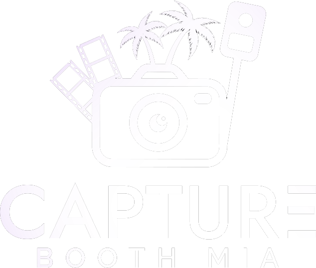 white capture booth mia logo