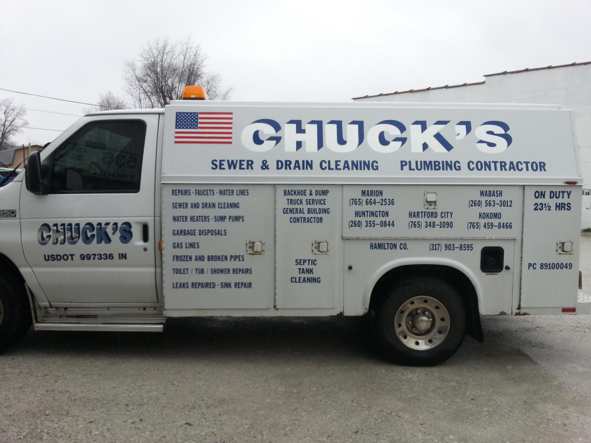 Sewer & Drain Cleaning Plumbing Contractor Marion, IN