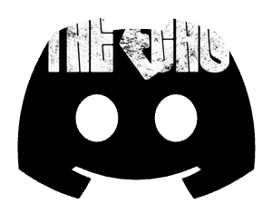 Black Discord logo with