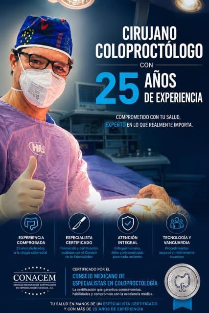 CIRUJANO COLOPROCTÓLOGO - DR. JORGE GABRIEL ANDRADE BAUTISTA