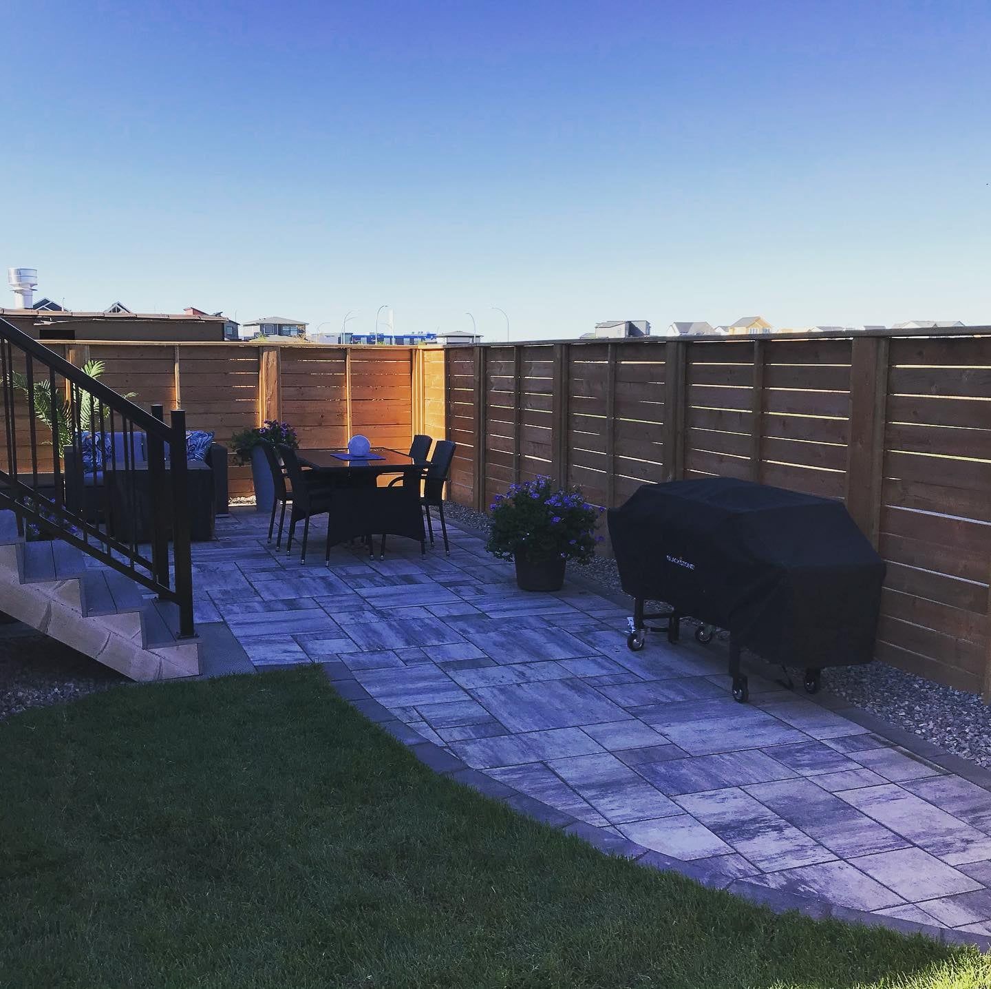 installed patio