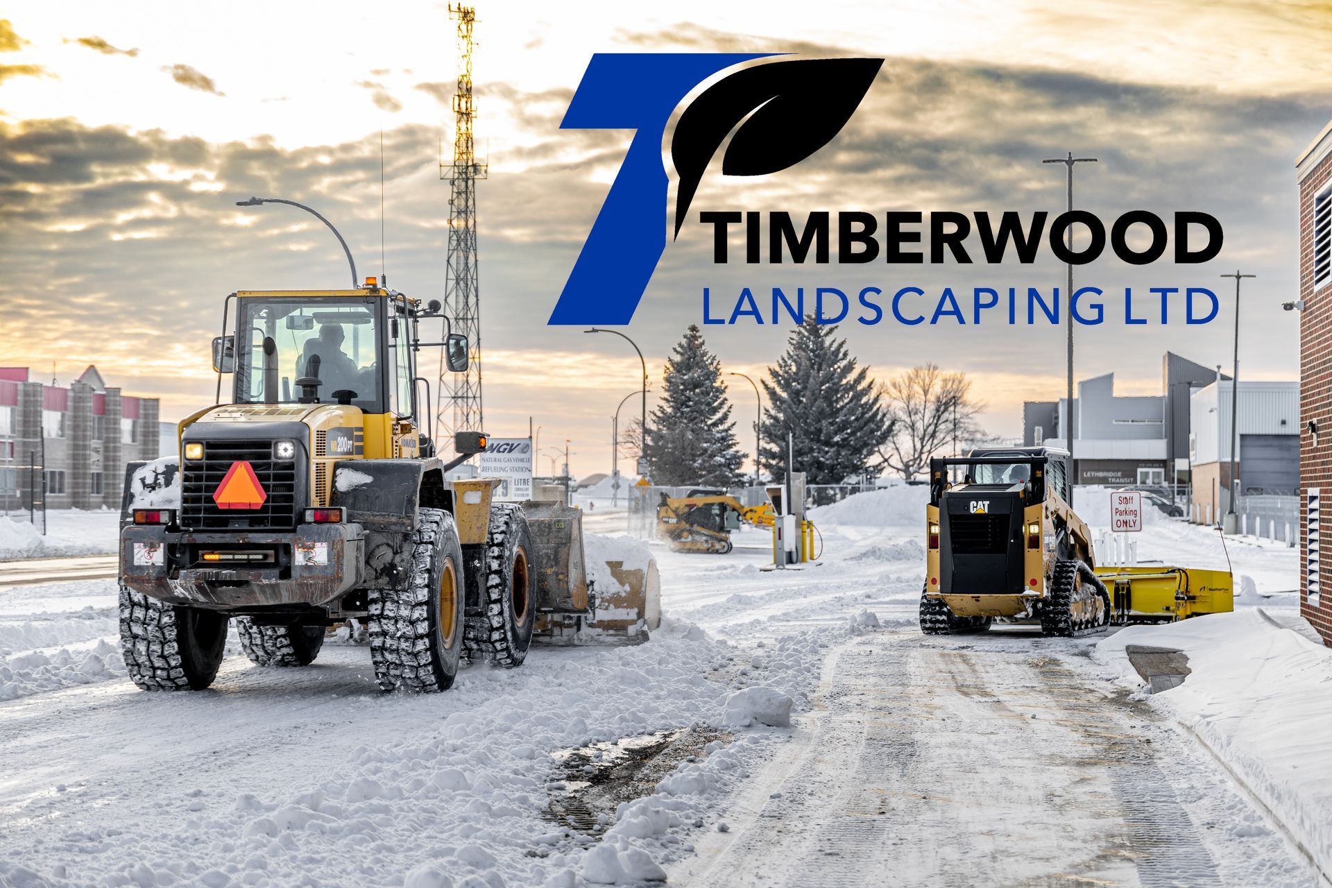 Snow land clearing