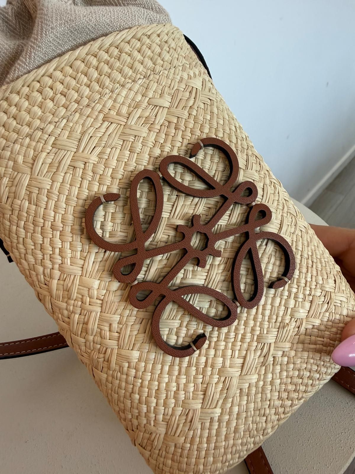 Loewe Paula's Ibiza raffia bucket bag