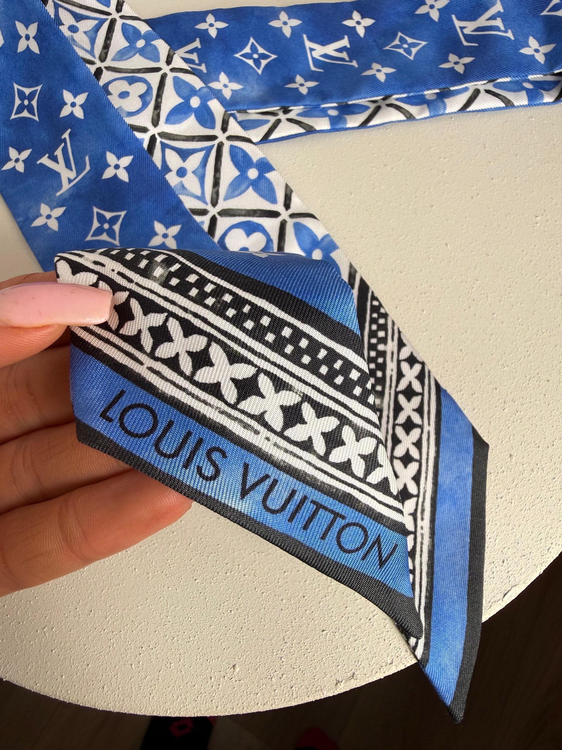 Louis Vuitton Blue Bandeau