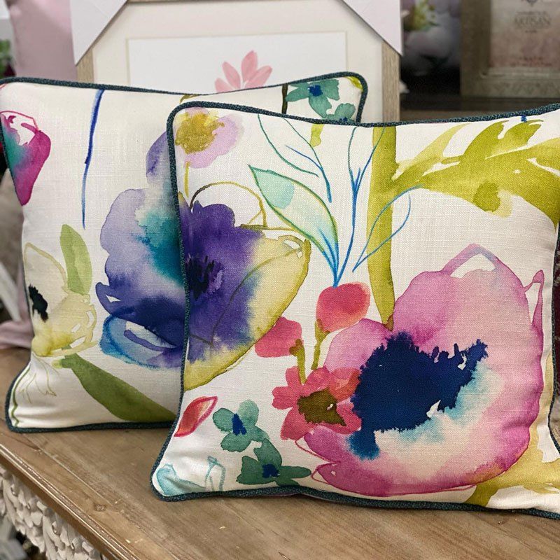 Beautiful illustrations on pillow — Tamworth Interiors in Tamworth, NSW