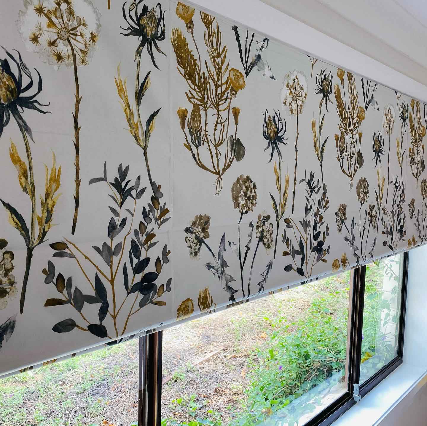 Flower designed blinds — Tamworth Interiors in Tamworth, NSW 