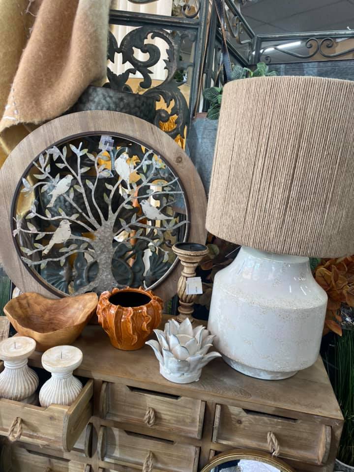 Tree designed decoration and lamp — Tamworth Interiors in Tamworth, NSW 