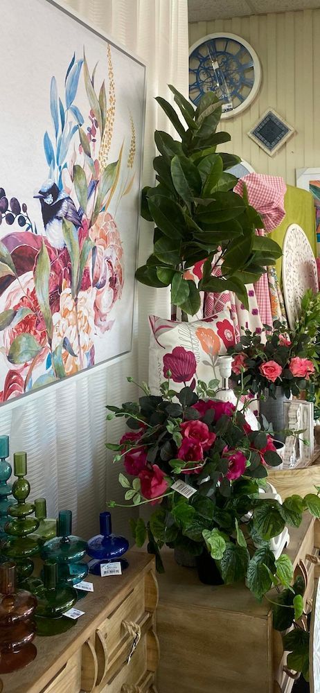 A Room Filled With Lots of Flowers and Plants — Tamworth Interiors in Scone, NSW