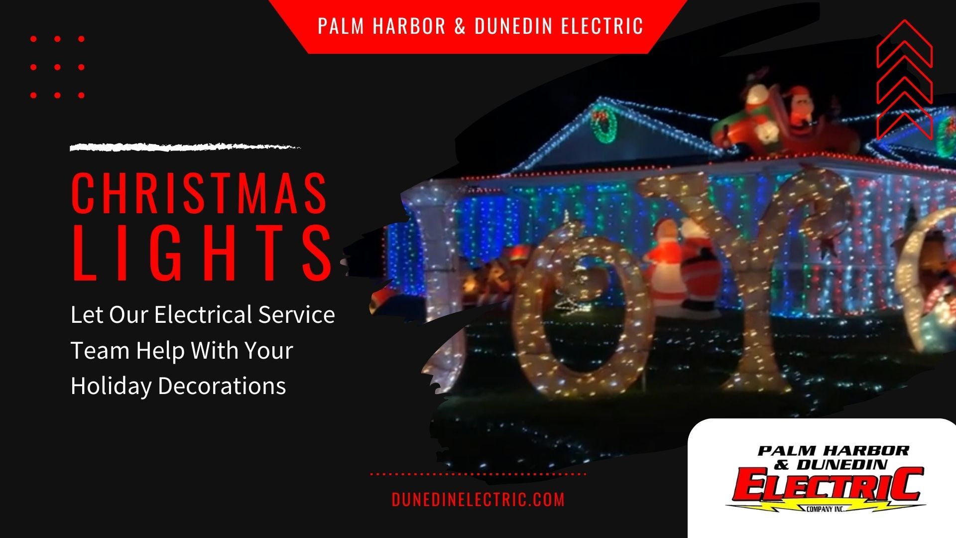 Christmas Lights Let Our Electrical Service Team Help With Your