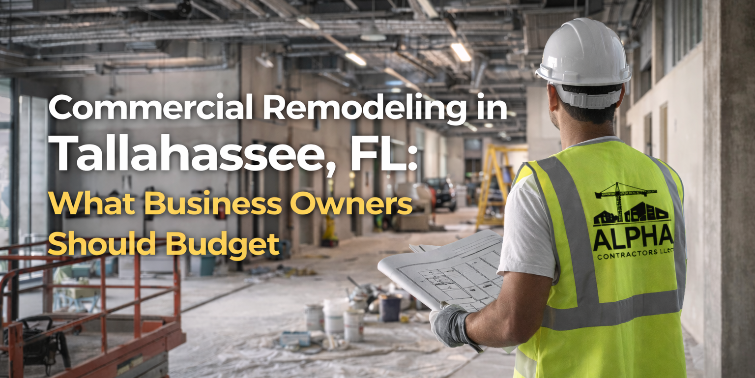 Commercial Remodeling in Tallahassee, FL: What Business Owners Should Budget