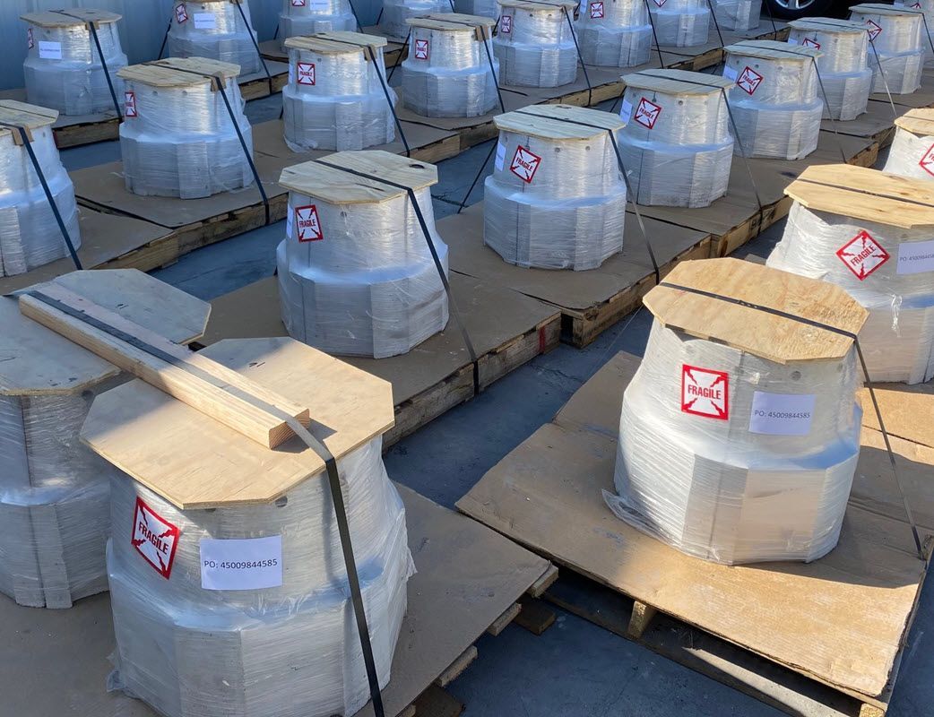 precast burner tiles