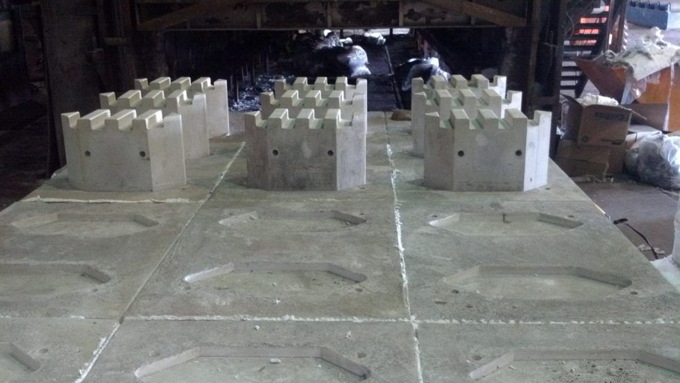 precast refractory shapes